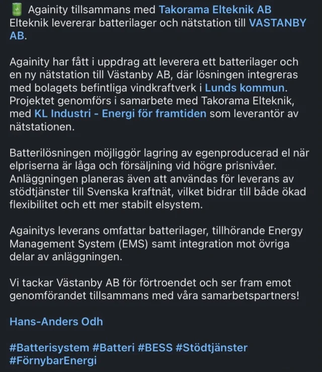 Takläggare av Takorama Elteknik AB – projekt 4